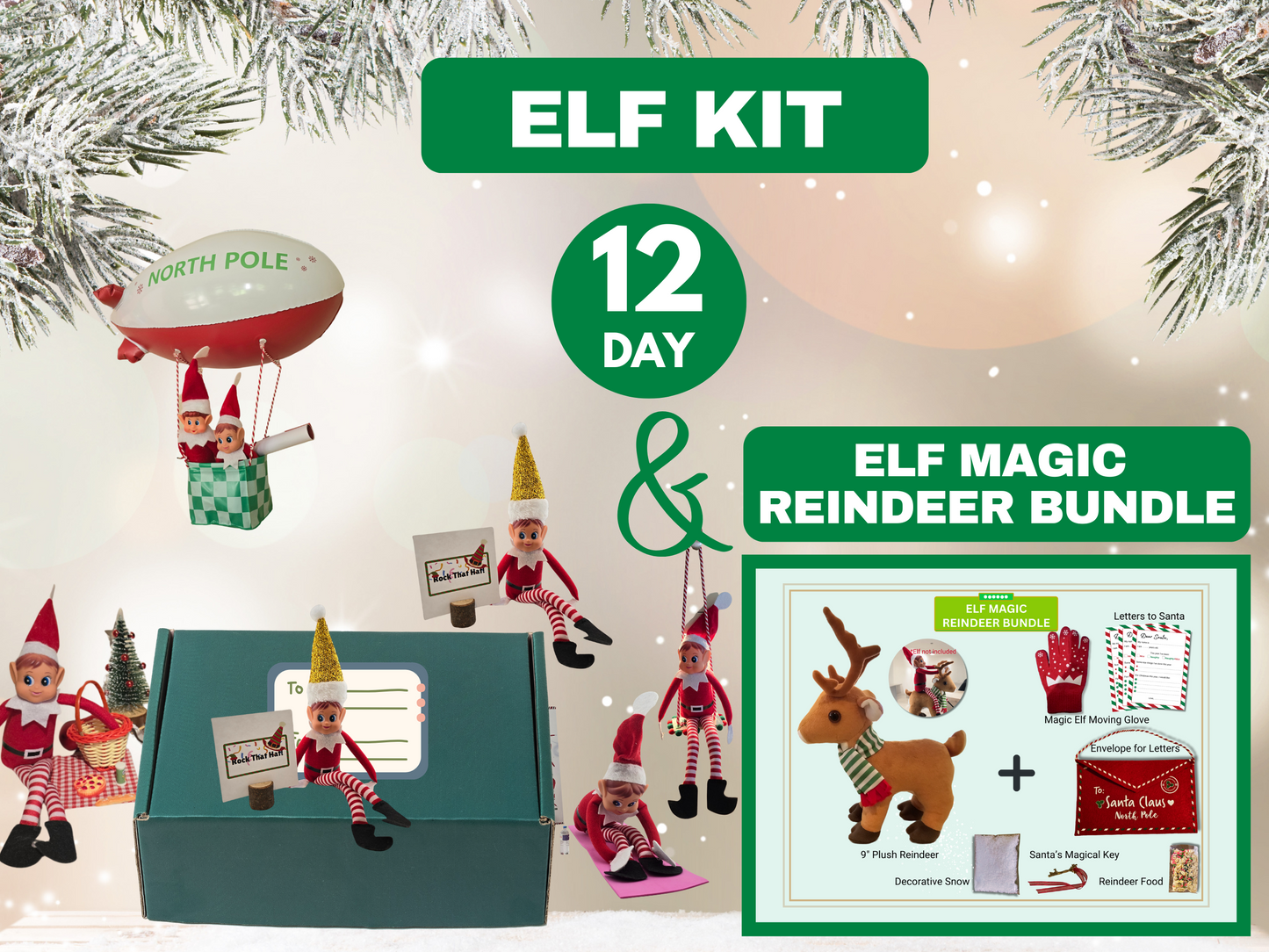 12 Day Elf Kit + Elf Magic Reindeer Bundle