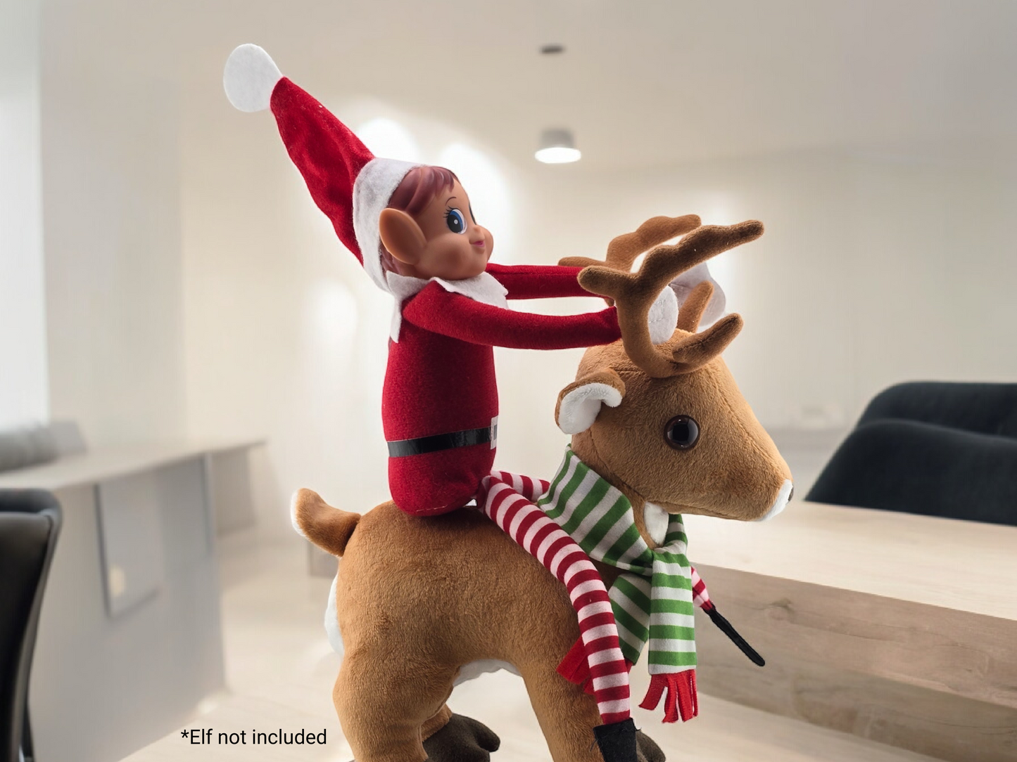 9" Elfing Around Reindeer Plush