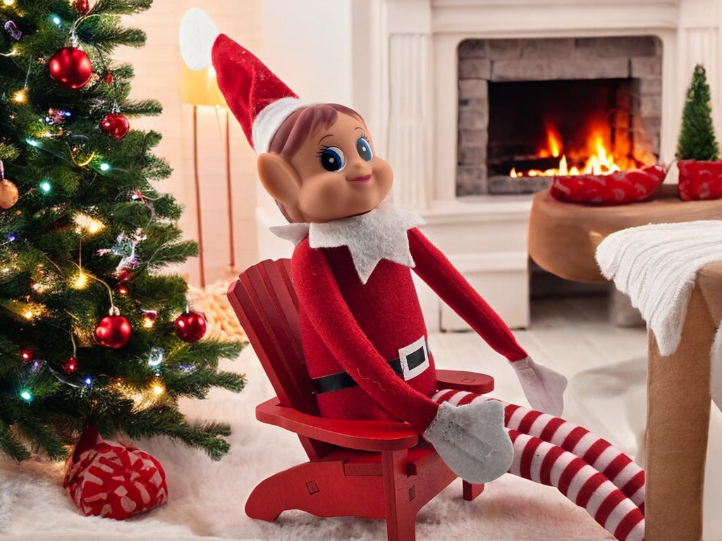 Christmas Elf Adirondack Chair