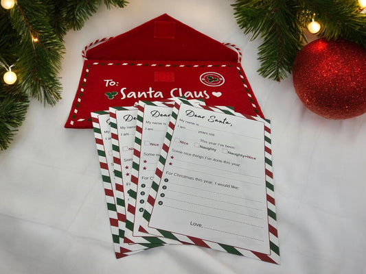 Large Hanging Christmas Santa Claus Envelope