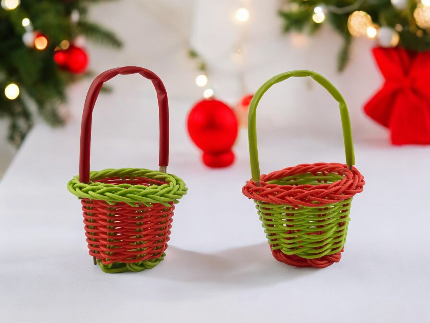 Miniature Basket for Elves and Dolls