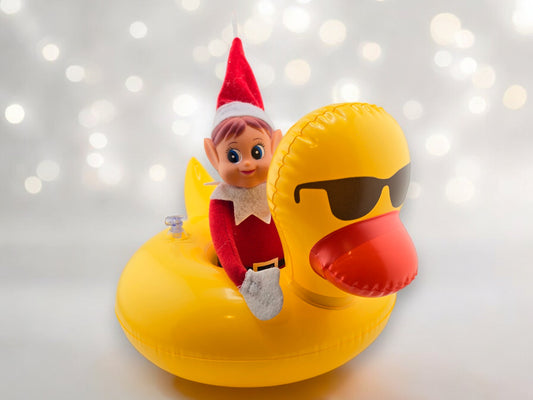 Inflatable Duck Elf Float