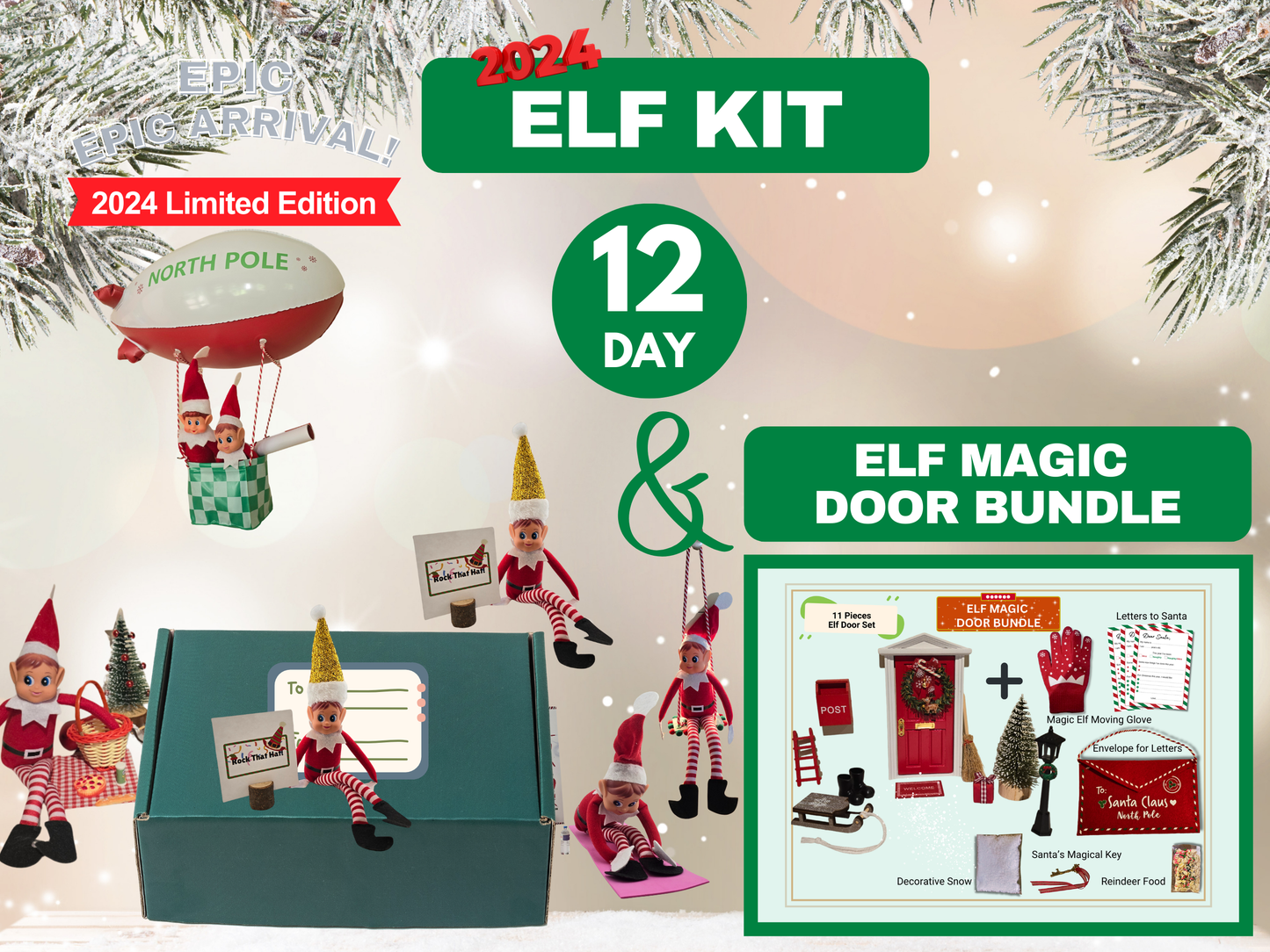 12 Day 2024 Elf Kit + Elf Magic Door Bundle