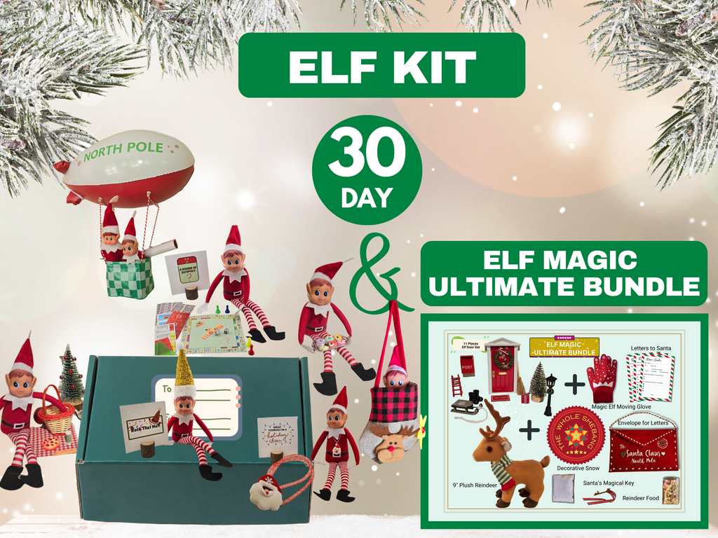 30 Day Elf Kit + Elf Magic Ultimate Bundle (Elves Christmas Activity)