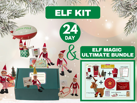 24 Day Elf Kit + Elf Magic Ultimate Bundle (Elves Christmas Activity)