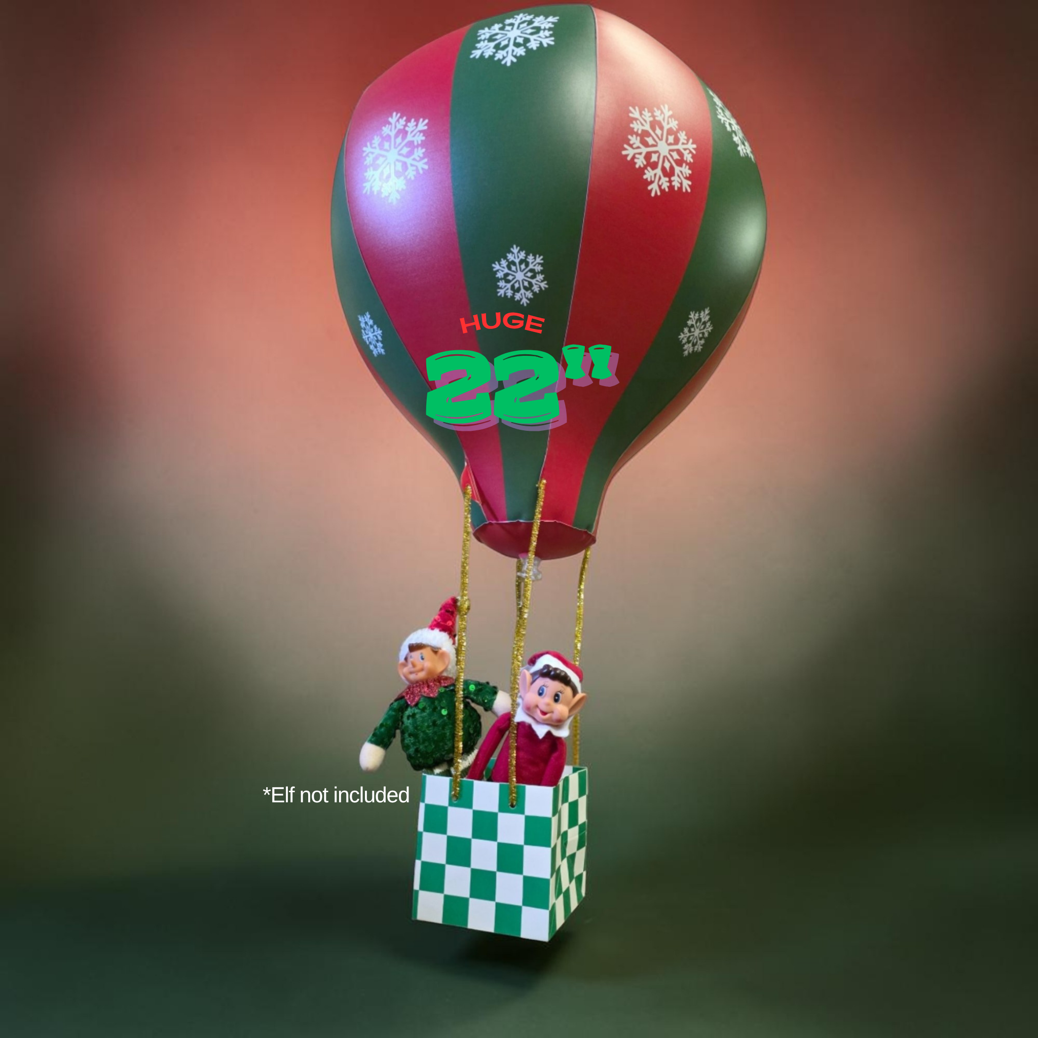 Elf Inflatable Hot Air Balloon Ride (Shipping Oct '26)