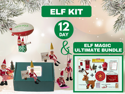 12 Day Elf Kit + Elf Magic Ultimate Bundle (Elves Christmas Activity)