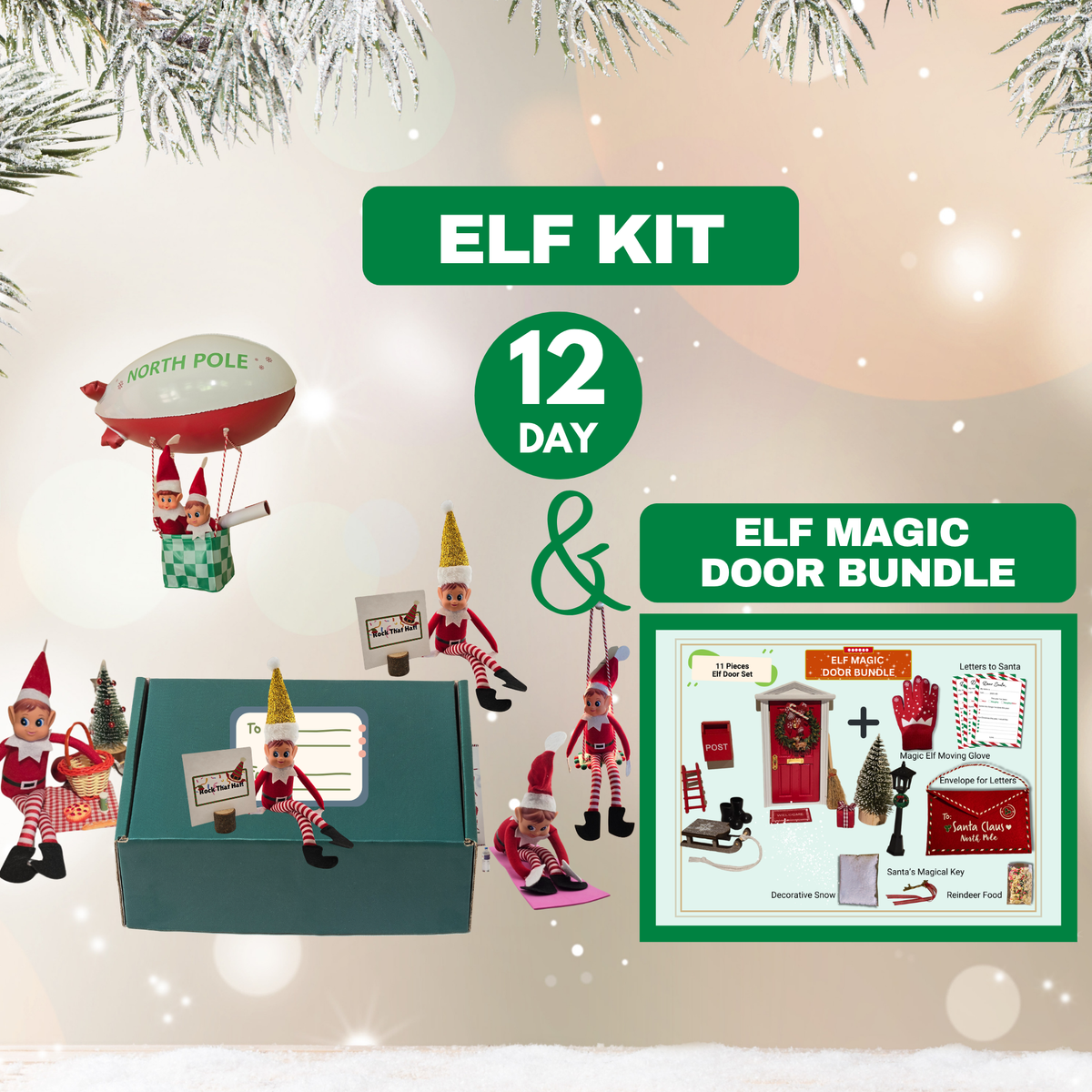 12 Day Elf Kit + Elf Magic Door Bundle