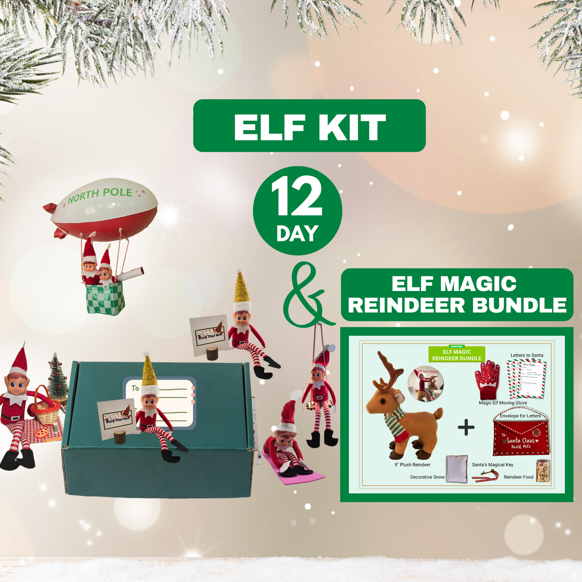 12 Day Elf Kit + Elf Magic Reindeer Bundle