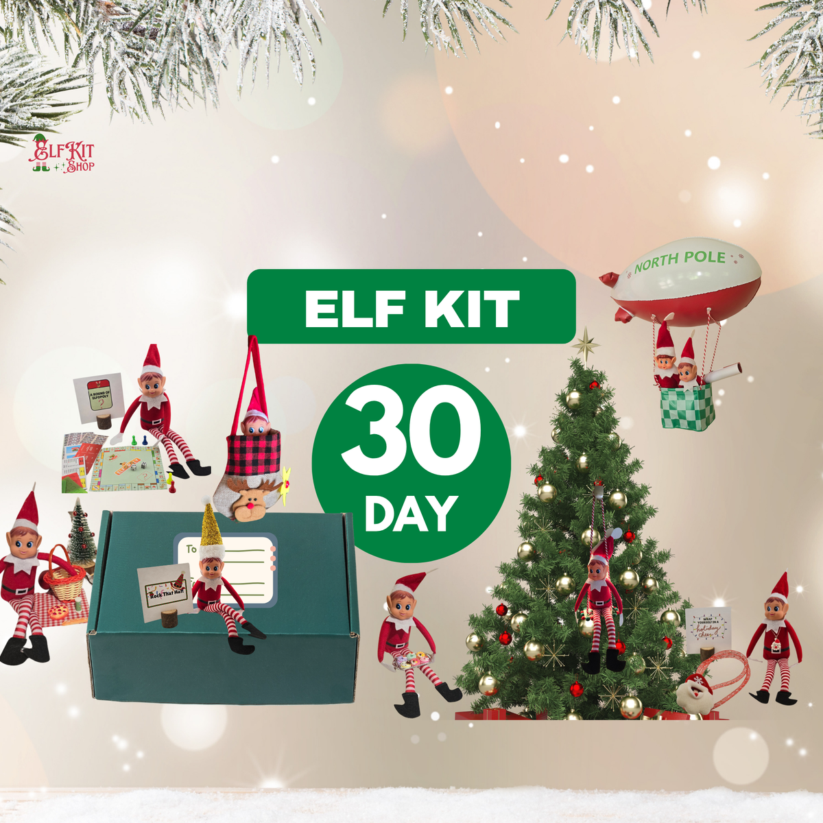 30 Day Elf Kit (Elves Christmas Activity)