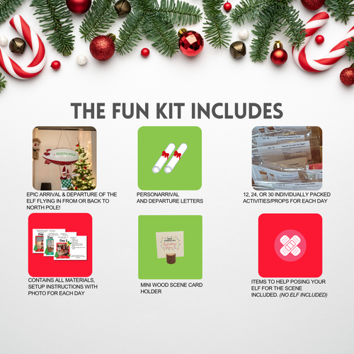 12 Day Elf Kit (Elves Christmas Activity)
