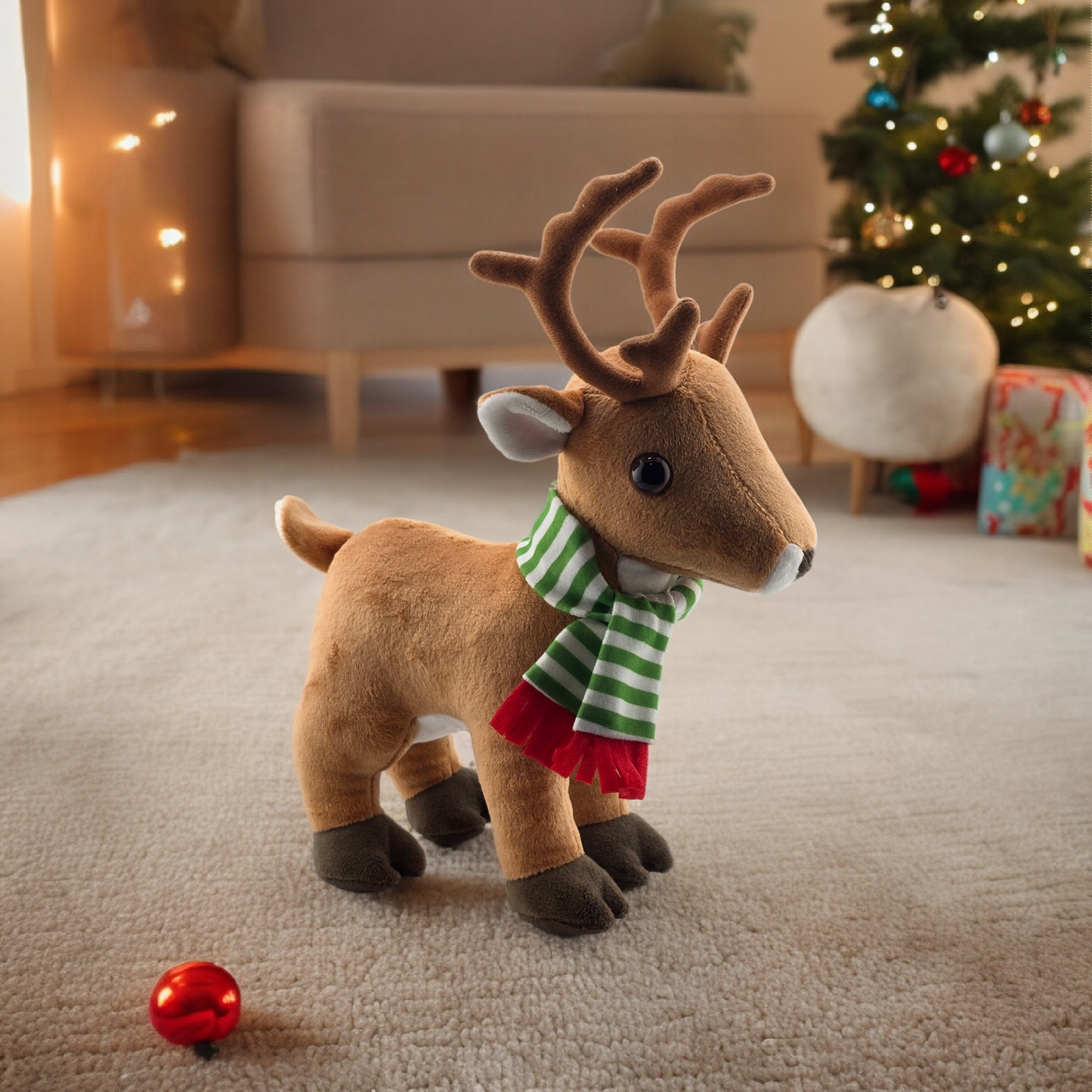 9" Elfing Around Reindeer Plush