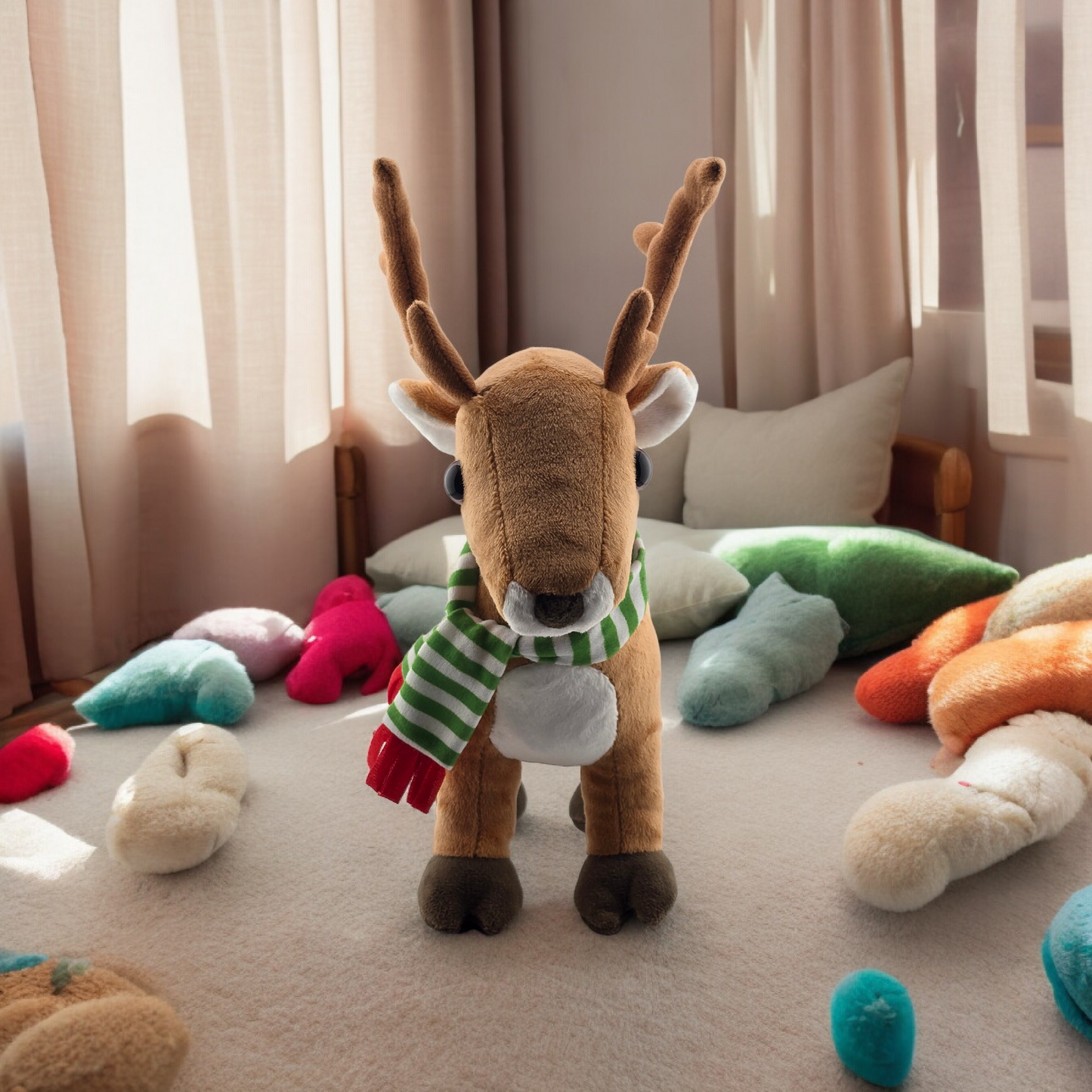 9" Elfing Around Reindeer Plush