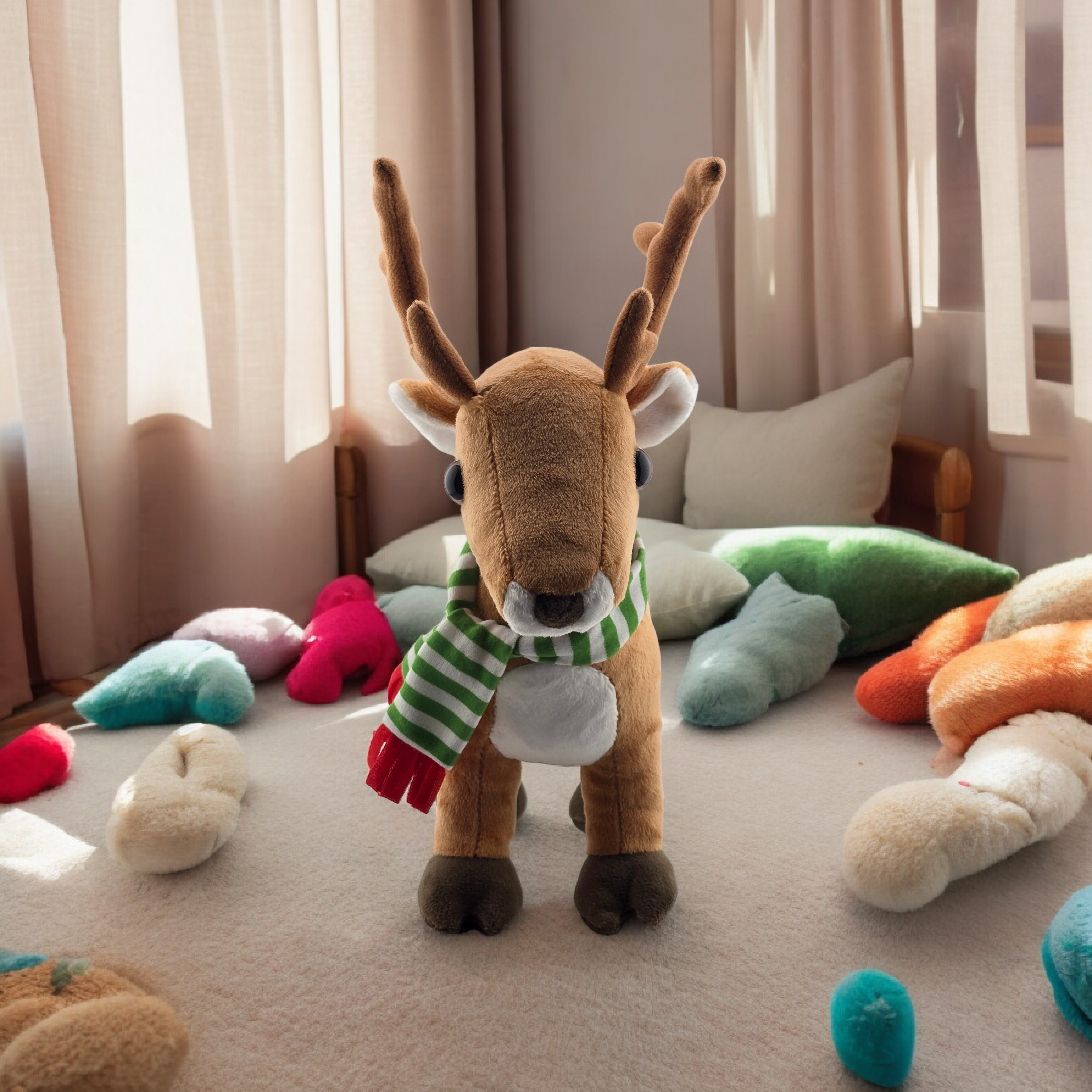 9" Elfing Around Reindeer Pet Plush