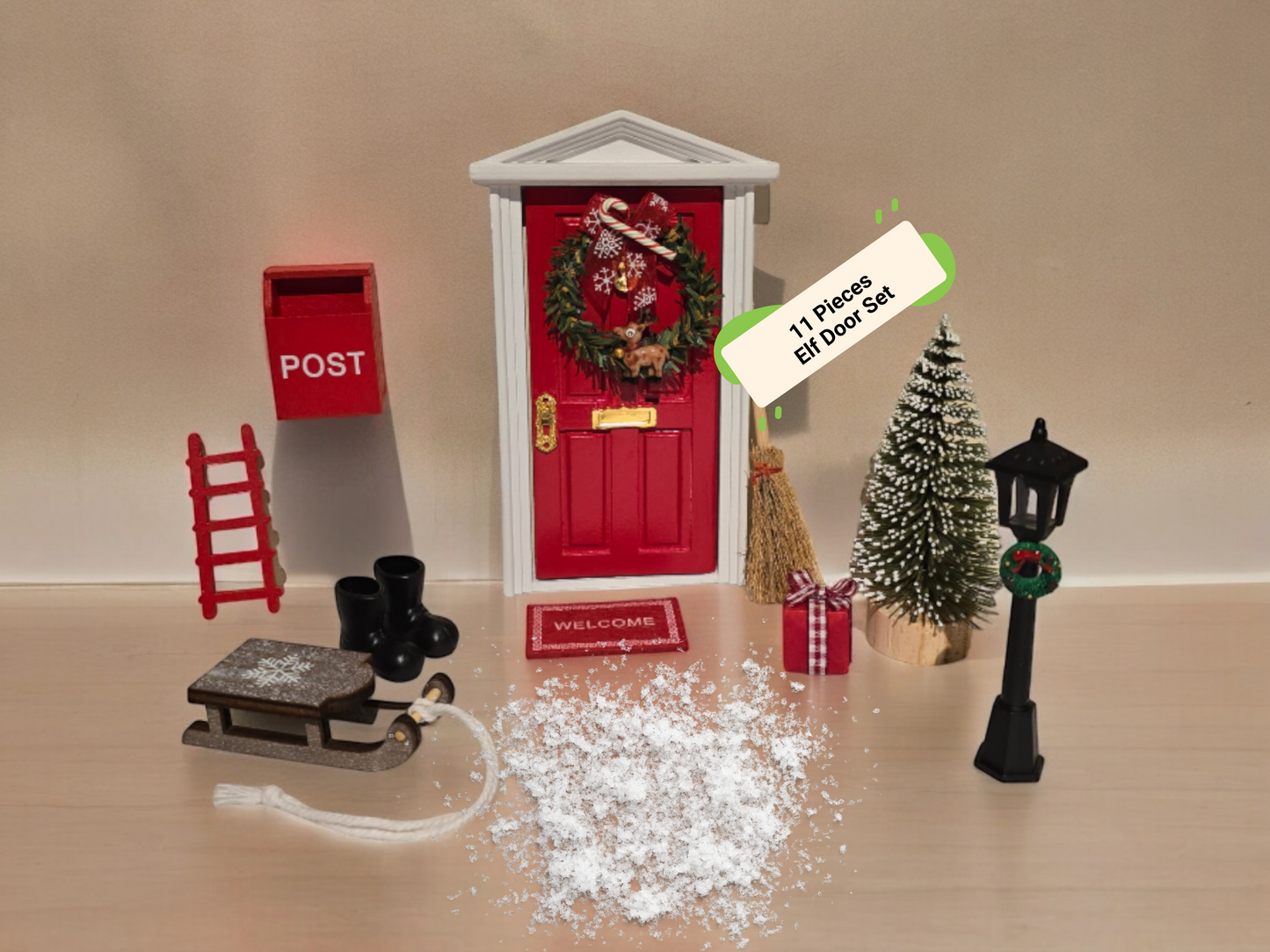 11 Pieces Elf Door Set