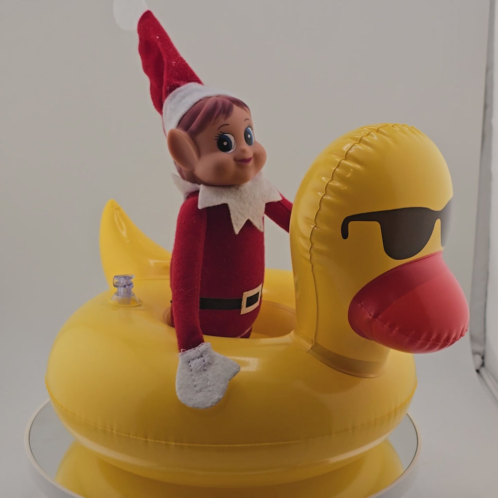 Inflatable Duck Elf Float